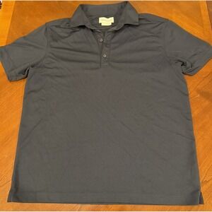 Ministry of Supply Polo Shirt Mens Large Navy Performance Short Sleeve Apollo